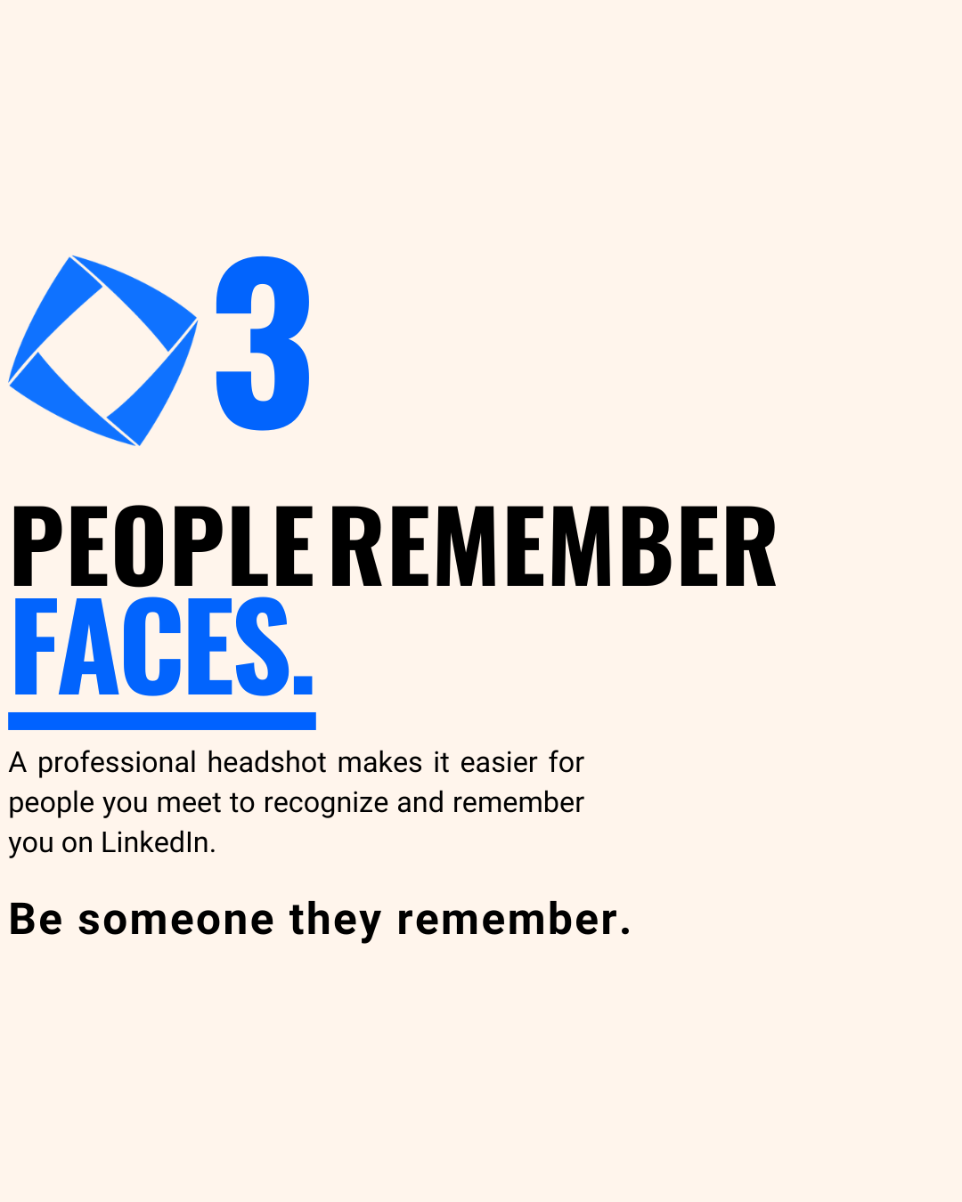 People remember faces