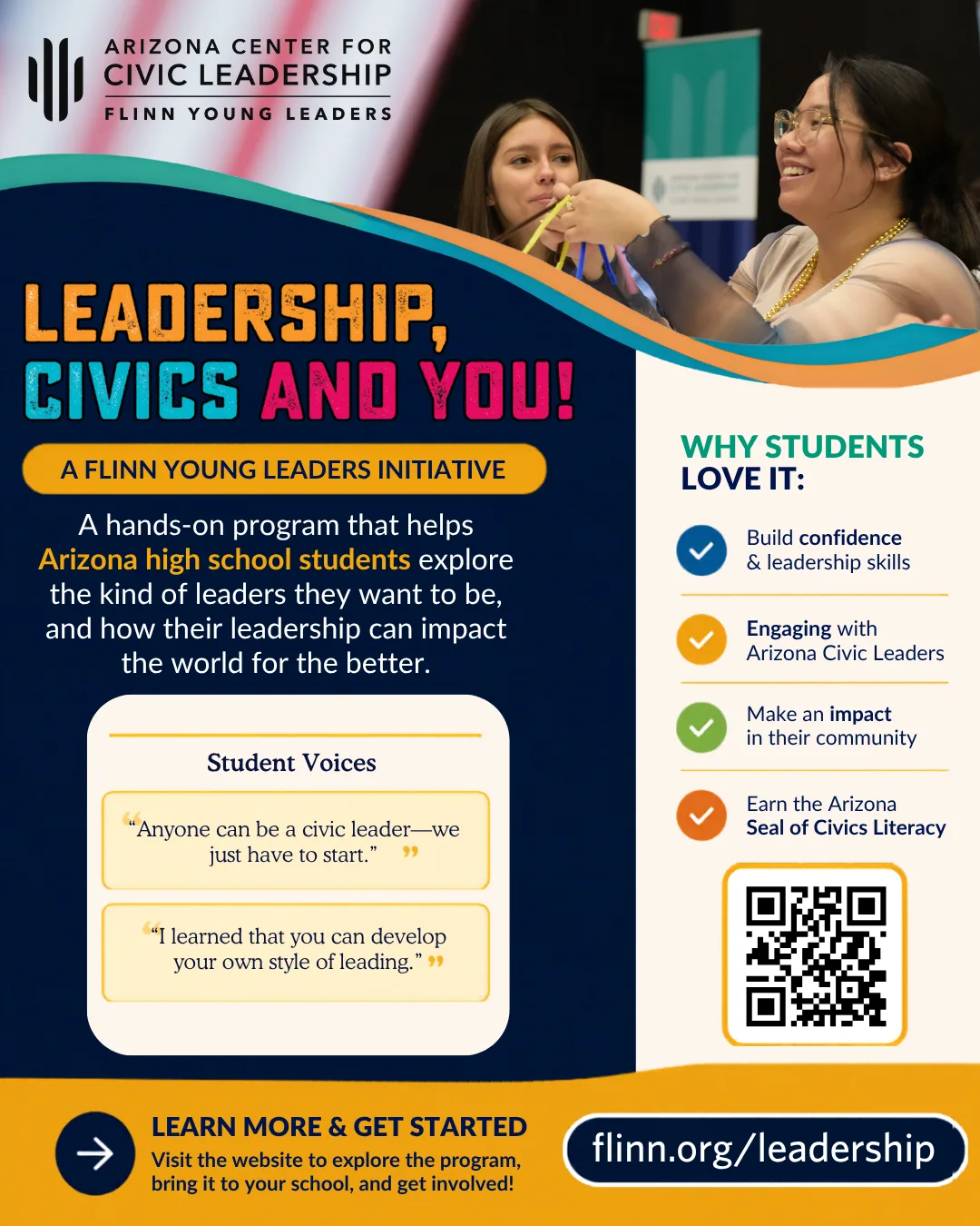 Civic Leadership Social graphic